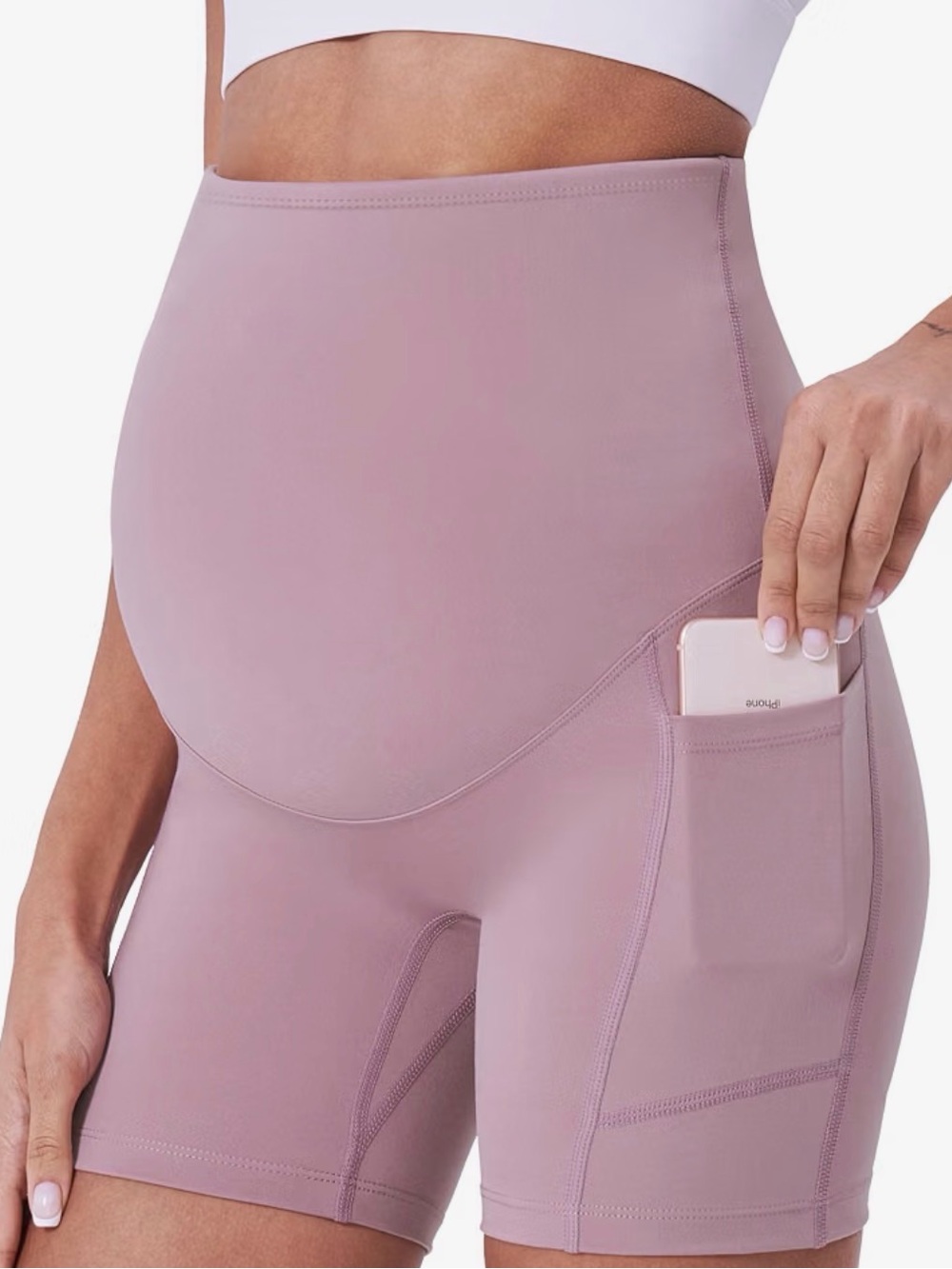 Poshdivah maternity shorts
